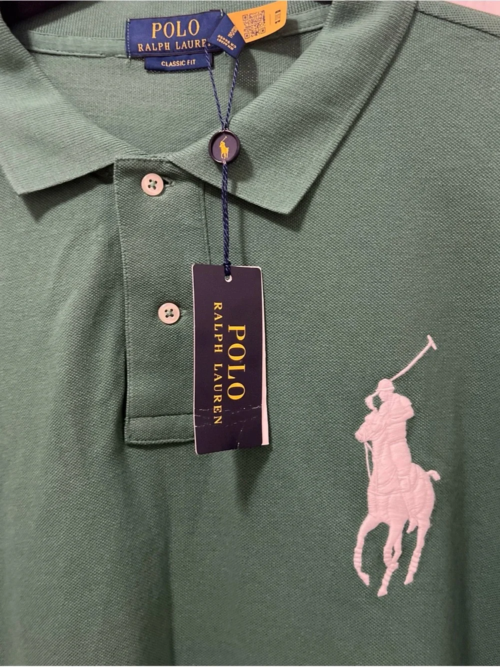 NEW Polo Ralph Lauren #3 Big Pony XXL Classic Fit Grass Green Polo Shirt